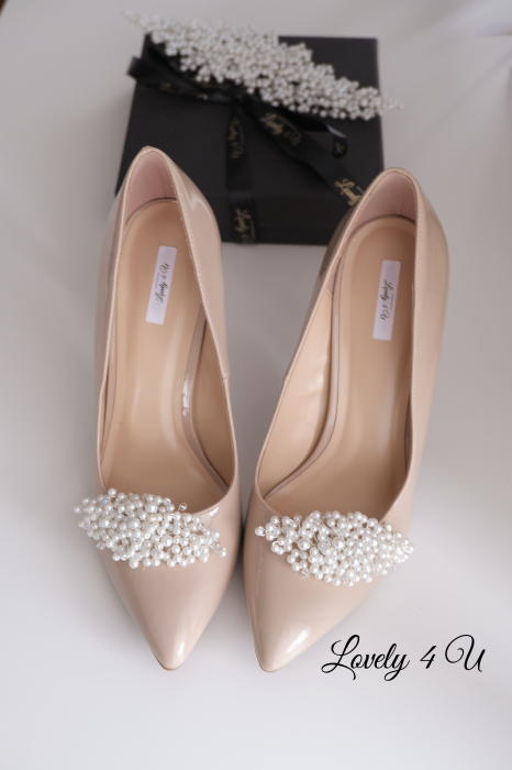 CLIPSURI PANTOFI MIREASA CU PERLE, ACCESORII PANTOFI MIREASA CU PERLE ALBE, ACCESORII PANTOFI MIREASA, ACCESORII MIREASA, ACCESORII LOVELY 4 U, CLIPSURI CU cristale , ACCESORII PENTRU PANTOFI, CLIPSURI PENTRU PANTOFI MIREASA, BIJUTERII, PERLE ALBE [7]