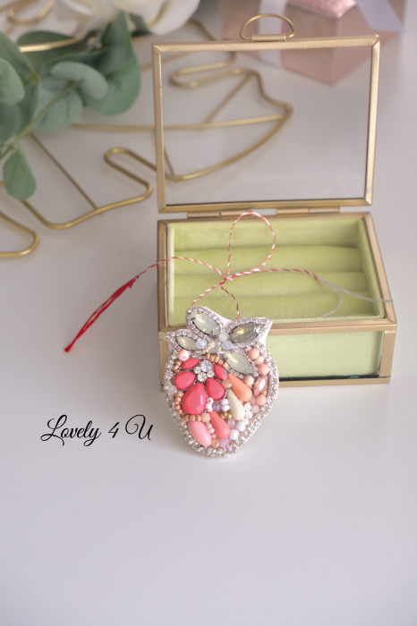 BROSE, ACCESORII CAPSUNI, MARTISOARE, BIJUTERII CU PERLE, BIJUTERII BROSE, BIJUTERII CAPSUNA, CAPSUNA ROZ, [11]