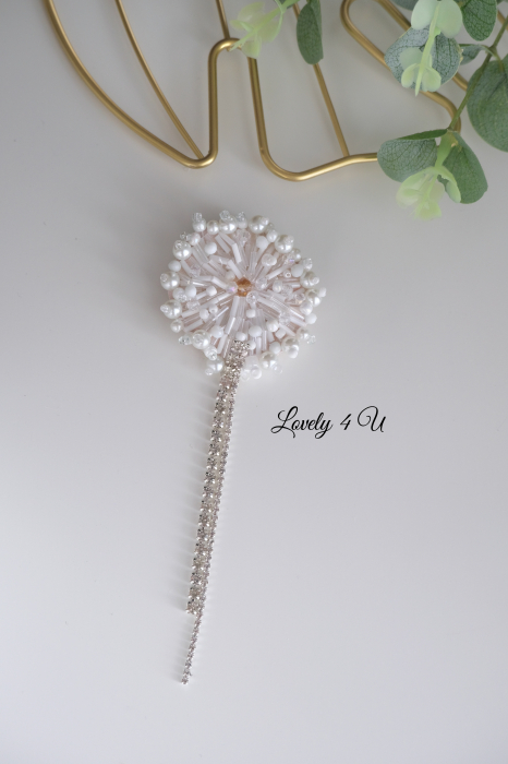 Brosa papadie, accesorii papadie, bijuterii papadie,  Pandantive bijuterii handmade, [8]