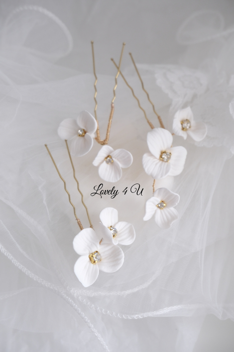 ACCESORII LOVELY 4 U, AGRAFE PAR MIREASA, AGRAFE CU FLORI MIREASA, PIN COC MIREASA, AGRAFE MIREASA, ACCESORII CU FLORI MIREASĂ, SET AGRAFE MIREASA, ACCESORII DE PĂR MIREASĂ, BIJUTERII MIREASA, Bijuterii cu flori [11]