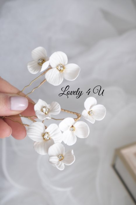 ACCESORII LOVELY 4 U, AGRAFE PAR MIREASA, AGRAFE CU FLORI MIREASA, PIN COC MIREASA, AGRAFE MIREASA, ACCESORII CU FLORI MIREASĂ, SET AGRAFE MIREASA, ACCESORII DE PĂR MIREASĂ, BIJUTERII MIREASA, Bijuterii cu flori [13]
