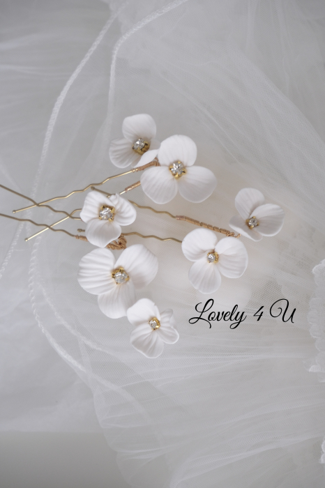ACCESORII LOVELY 4 U, AGRAFE PAR MIREASA, AGRAFE CU FLORI MIREASA, PIN COC MIREASA, AGRAFE MIREASA, ACCESORII CU FLORI MIREASĂ, SET AGRAFE MIREASA, ACCESORII DE PĂR MIREASĂ, BIJUTERII MIREASA, Bijuterii cu flori [12]