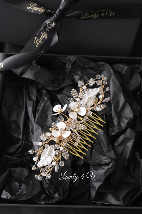 ACCESORII ROSE GOLD, DIADEMA MIREASA, Pieptan CRISTALE, ACCESORII MIRESE, DIADEMA CU FLORI,ACCESORII DE PAR, AGRAFA MIREASA, ACCESORII MIREASA, BIJUTERI MIREASA, ACCESORII MIRESE, DIADEMA,VOAL MIREASA [6]
