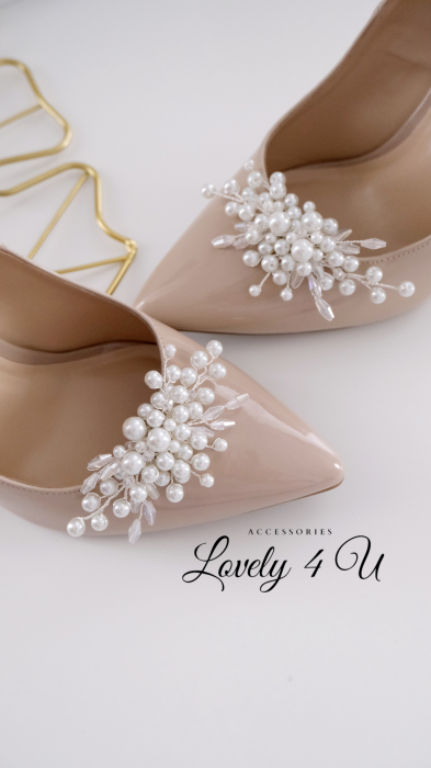CLIPSURI PANTOFI MIREASA, ACCESORII PANTOFI MIREASA, PANTOFI MIREASA, ACCESORII MIREASA, ACCESORII LOVELY 4 U, CLIPSURI CU PERLE , ACCESORII PENTRU PANTOFI, CLIPSURI PENTRU PANTOFI MIREASA, BIJUTERII [4]