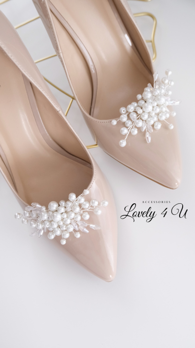 CLIPSURI PANTOFI MIREASA, ACCESORII PANTOFI MIREASA, PANTOFI MIREASA, ACCESORII MIREASA, ACCESORII LOVELY 4 U, CLIPSURI CU PERLE , ACCESORII PENTRU PANTOFI, CLIPSURI PENTRU PANTOFI MIREASA, BIJUTERII [3]