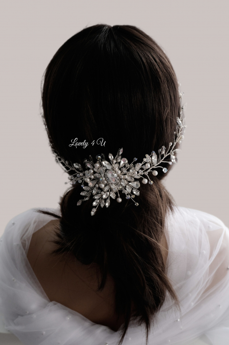 DIADEMA DE LUX, DIADEMA PREMIUM, DIADEMA SWAROVSKI< ACCESORII DE PAR MIRESE, ACCESORII DE PAR, CORONITA SWAROVSKI, CORONITA MIREASA, TIARA MIREASA, BENTITA MIREASA SWAOVSKI, PERLE SWAROVSKI, CRISTALE SWAROVSKI,ACCESORII LOVELY 4 U, ACCESORII NUNTA, ACCESORII DE LUX [3]