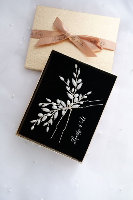 agrafe cu perle pentru mireasa, agrafe coc mireasa, agrafe cu perle alungite, perle lacrima, agrafe cu perle coc mireasa, agrafe cu perle, set agrfe par, bijuterii de par cu perle, pin mireasa, agrafe [12]