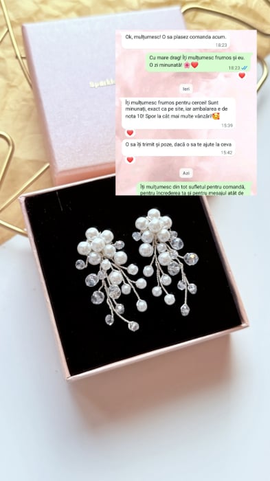 Cercei mireasa, Bijuterii mireasa, CERCEI LOVELY 4 U, CERCEI ELEGANTI, CERCEI PREMIUM, CERCEI REALIZATI MANUAL, CERCEI , CERCEI NUNTA, NUNTA 2023, CERCEI FLORALI,,cercei discreti, cercei eleganti mireasa, cercei handmade, cercei mici mireasa, cercei mireasa, cercei perlute, perlute mireasa, accesorii mireasa, accesorii nunta, bijuterii din perle, [8]