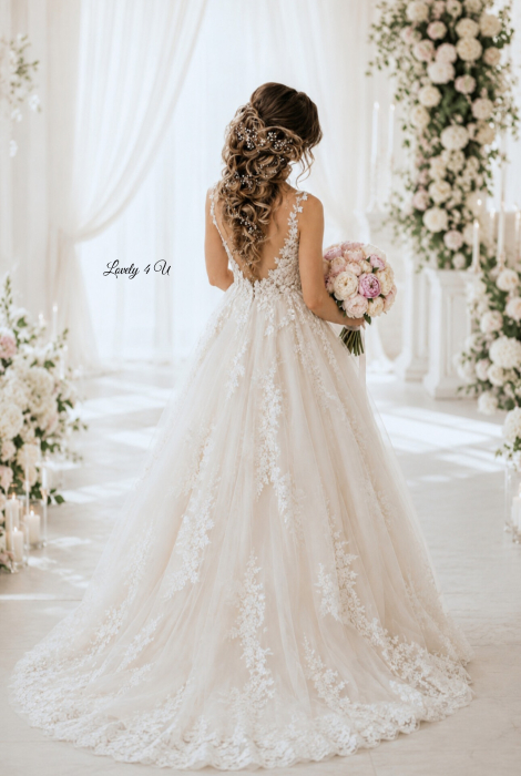 ACCESORIU LUNG MIREASA, GHIRLANDA MIREASA, ACCESORII LUNGI MIRESE, BIJUTERII PAR MIRESE, ACCESORII LOVELY 4 U, DIADEMA MIREASA, CORONITA MIREASA, TIARA MIREASA, ACCESORIU LUNG CU PERLE, ACCESORII2023 [3]