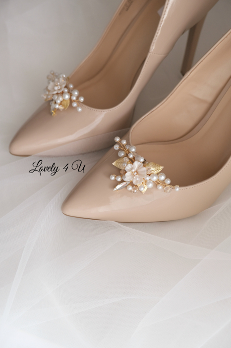 Accesorii pentru pantofi mireasa, bijuterii mireasa, bijuterii pentru pantofi, Clipsuri detașabile pentru pantofi, Clipsuri pantofi dama, pantofi mireasa 2023, bijuterii mireasa, accesorii nunta 2023 [6]