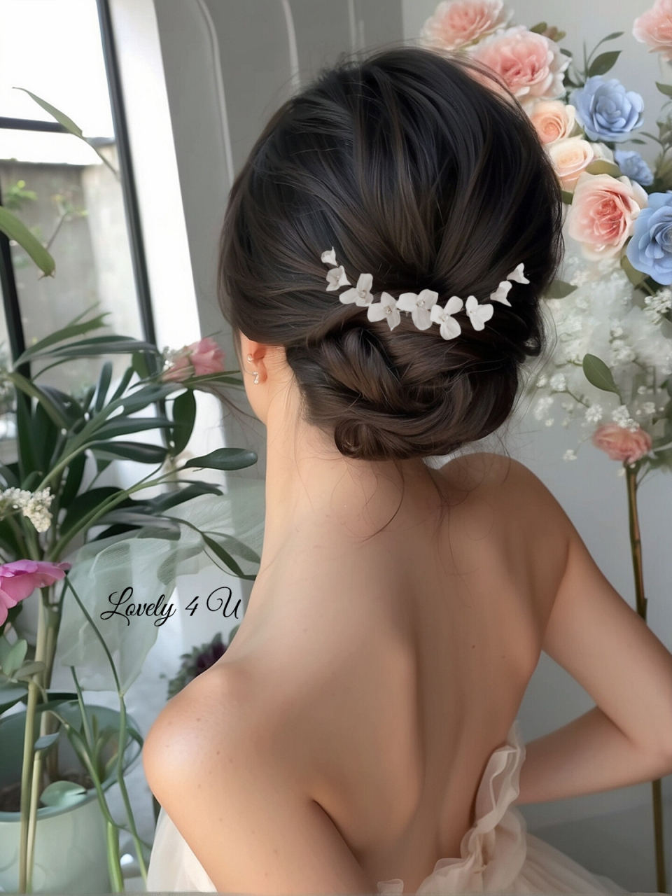 accesoriu de par mireasa, accesoriu de par mirese, accesoriu nunta,  pieptan voal mireasa, accesoriu coc mireasa, diadema lovely 4u, accesorii nunta, accesoriu romantic, agrafa mireasa, bijuterii mireasa, coafuri mireasa si diadema, diadema cu flori., flori diadema, diadema ieftina mireasa, nunta bucuresti, nunta cluj, mireasa 2024 [8]