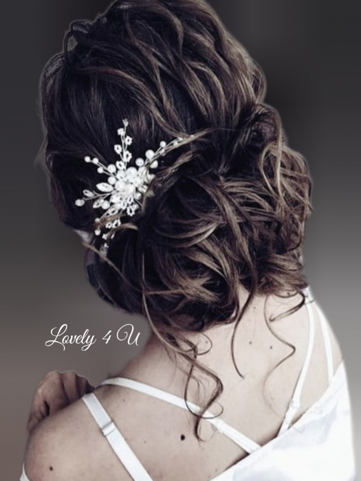 PIEPTAN MIREASA, DIADEMA MIREASA, ACCESORIU PAR MIREASA, ACCESORII DE PAR MIRESE, ACCESORII NUNTA, ACCESORII CU PERLE, DIADEMA CU PERLE, PIEPTAN VOAL MIREASA, BIJUTERII PAR MIREASA, CORONITA, TIARA [12]