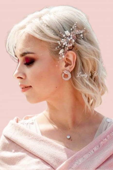 LIVIA  - Set Rose Gold cu pietricele de Zirconiu si placat cu aur [6]
