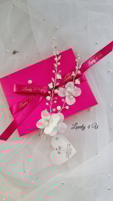 PIEPTAN MIREASA, DIADEMA MIREASA, ACCESORIU PAR MIREASA, ACCESORII DE PAR MIRESE, ACCESORII NUNTA, ACCESORII CU PERLE, DIADEMA CU PERLE, PIEPTAN VOAL MIREASA, BIJUTERII PAR MIREASA, CORONITA, TIARA [12]