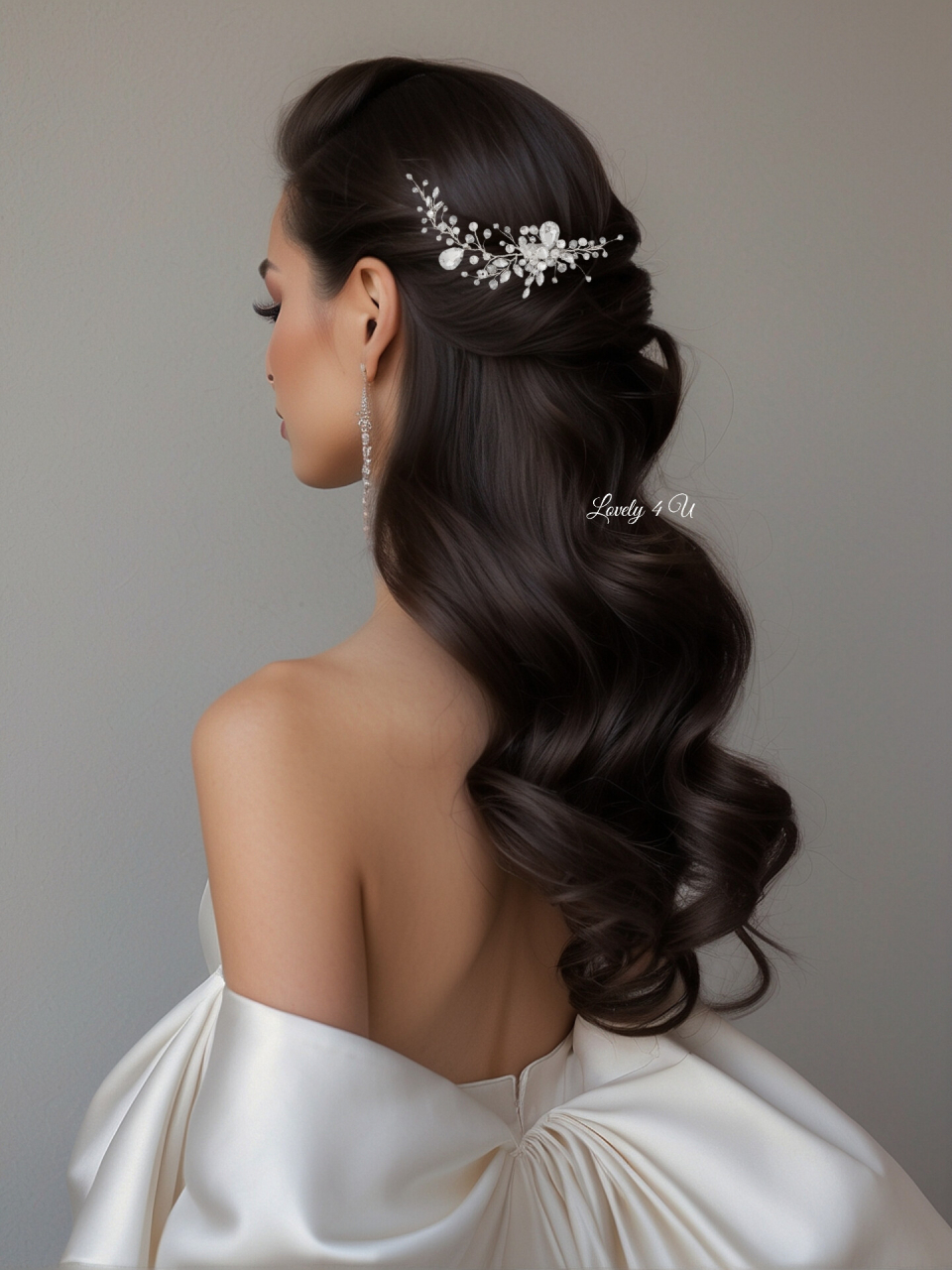 Accesoriu de par mireasa cu cristale swarovski, Accesorii Lovely 4 U, DIADEMA MIREASA, BIJUTERII MIREASA, ACCESORII PENTRU PAR MIREASA, AGRAFA PAR, ACCESORIU LATERAL CU PETRICELE, DIADEME SI COAFURI MIREASA, ACCESORIU COC MIREASA, DECORATIUNE PAR MIREASA, SET DIADEMA SI CERCEI, ACCESORII PENTRU MIRESE ROMANIA [3]