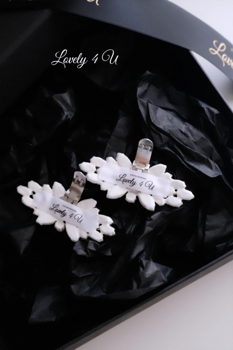 Accesorii pentru pantofi, Clipsuri detașabile, Clipsuri pantofi mireasa, Bijuterii pantofi, Accesorii detașabile pentru pantofi, Accesorii cu clips, Accesorii Lovely 4 U [7]
