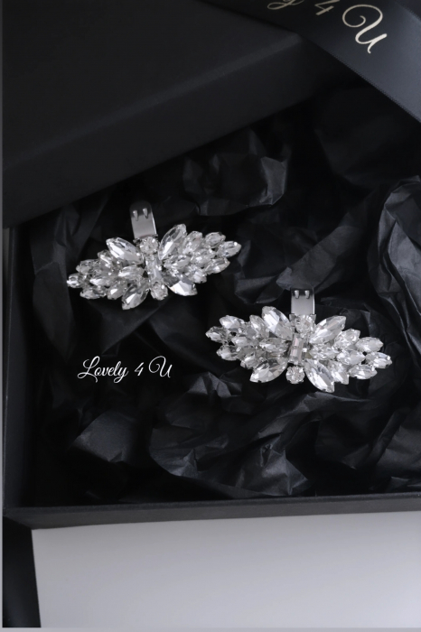 Accesorii pentru pantofi, Clipsuri detașabile, Clipsuri pantofi mireasa, Bijuterii pantofi, Accesorii detașabile pentru pantofi, Accesorii cu clips, Accesorii Lovely 4 U [4]