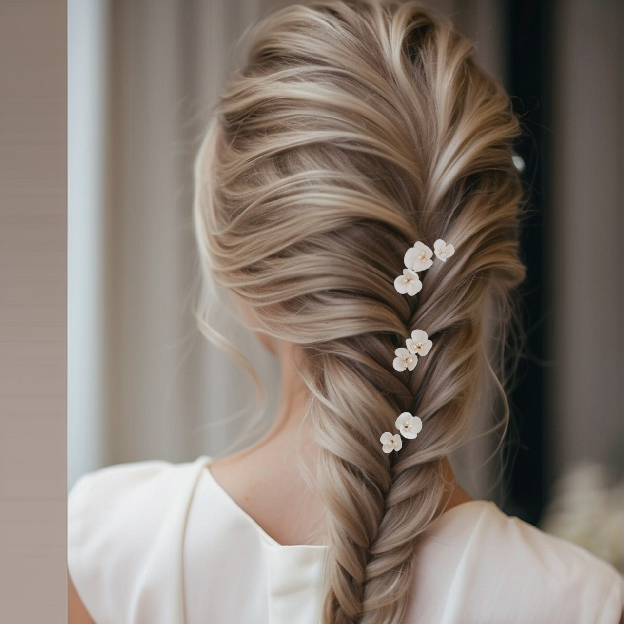 ACCESORII LOVELY 4 U, AGRAFE PAR MIREASA, AGRAFE CU FLORI MIREASA, PIN COC MIREASA, AGRAFE MIREASA, ACCESORII CU FLORI MIREASĂ, SET AGRAFE MIREASA, ACCESORII DE PĂR MIREASĂ, BIJUTERII MIREASA, Bijuterii cu flori [5]