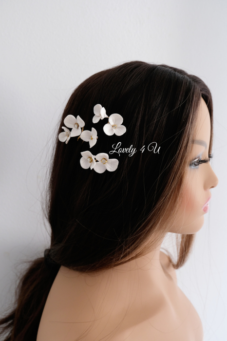 ACCESORII LOVELY 4 U, AGRAFE PAR MIREASA, AGRAFE CU FLORI MIREASA, PIN COC MIREASA, AGRAFE MIREASA, ACCESORII CU FLORI MIREASĂ, SET AGRAFE MIREASA, ACCESORII DE PĂR MIREASĂ, BIJUTERII MIREASA, Bijuterii cu flori [26]