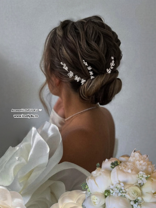agrafe mireasă handmade,  agrafe coc mireasă,  accesorii păr mireasă dantelate,  agrafe mireasă cu pietricele,  agrafe fir argintiu,  set agrafe păr nunta,  accesorii coafuri texturate,  agrafe elegante pentru nuntă,  agrafe mireasă stil boho,  accesorii de păr cu aspect dantelat,  agrafe romantice păr mireasă,  set pinuri de coc handmade,  accesorii delicate păr mireasă,  bijuterii păr handmade argint,  accesorii mireasă lucrate manual,  Lovely 4 U agrafe mireasă,  agrafe păr eveniment special,  agrafe coc argintii,  agrafe păr nunți, botezuri, cununie,  set agrafe cu pietricele și fir argintiu,  piese unicat păr mireasă,  accesorii de păr pentru mirese romantice,  agrafe mireasă stil minimalist,  agrafe cu strălucire discretă,  agrafe handmade Romania [5]