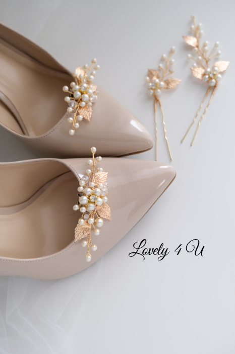 CLIPSURI PANTOFI MIREASA, ACCESORII PANTOFI MIREASA, PANTOFI MIREASA, ACCESORII MIREASA, ACCESORII LOVELY 4 U, CLIPSURI CU PERLE , ACCESORII PENTRU PANTOFI, CLIPSURI PENTRU PANTOFI MIREASA, BIJUTERII [3]