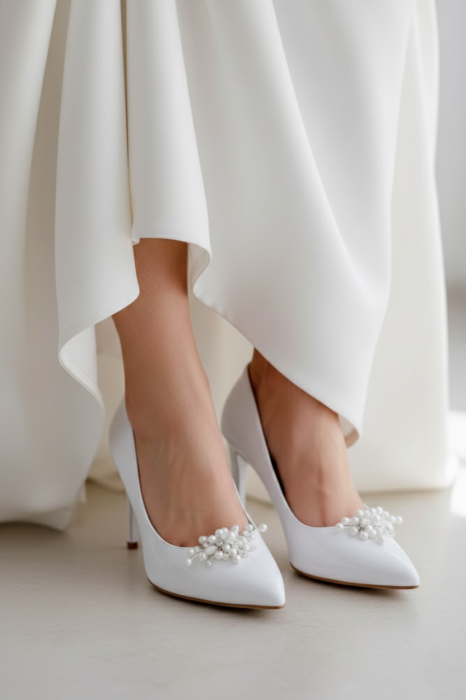 PERLA - Clipsuri pantofi mireasa - Set accesorii pentru pantofi mireasa cu perle [11]