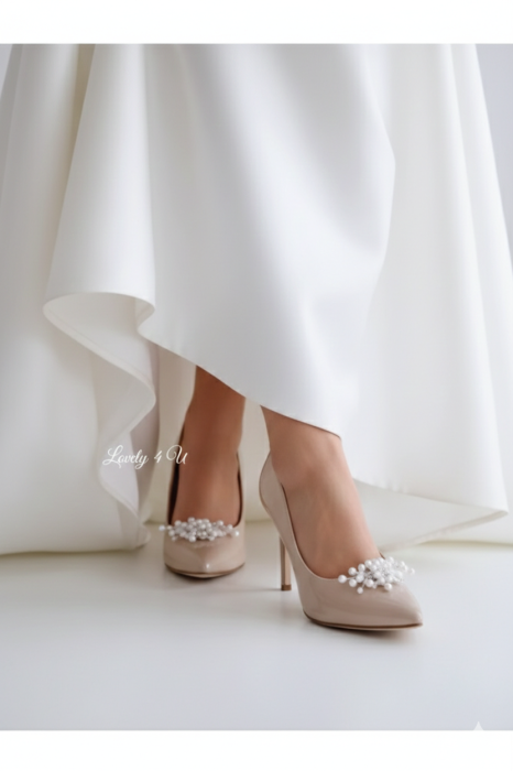 PERLA - Clipsuri pantofi mireasa - Set accesorii pentru pantofi mireasa cu perle [6]