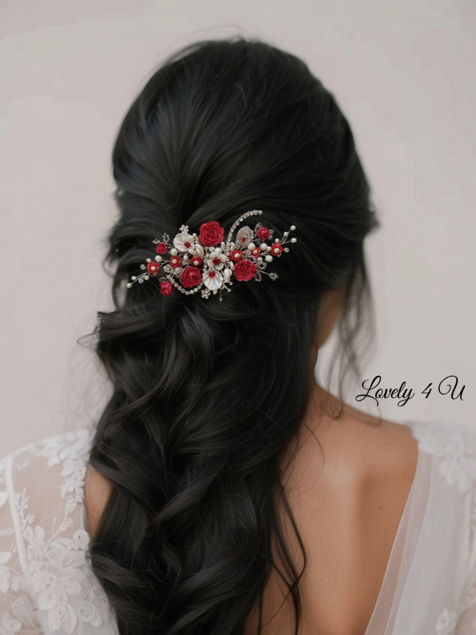 PIEPTAN MIREASA, DIADEMA MIREASA, ACCESORIU PAR MIREASA, ACCESORII DE PAR MIRESE, ACCESORII NUNTA, ACCESORII CU PERLE, DIADEMA CU PERLE, PIEPTAN VOAL MIREASA, BIJUTERII PAR MIREASA, CORONITA, TIARA [4]