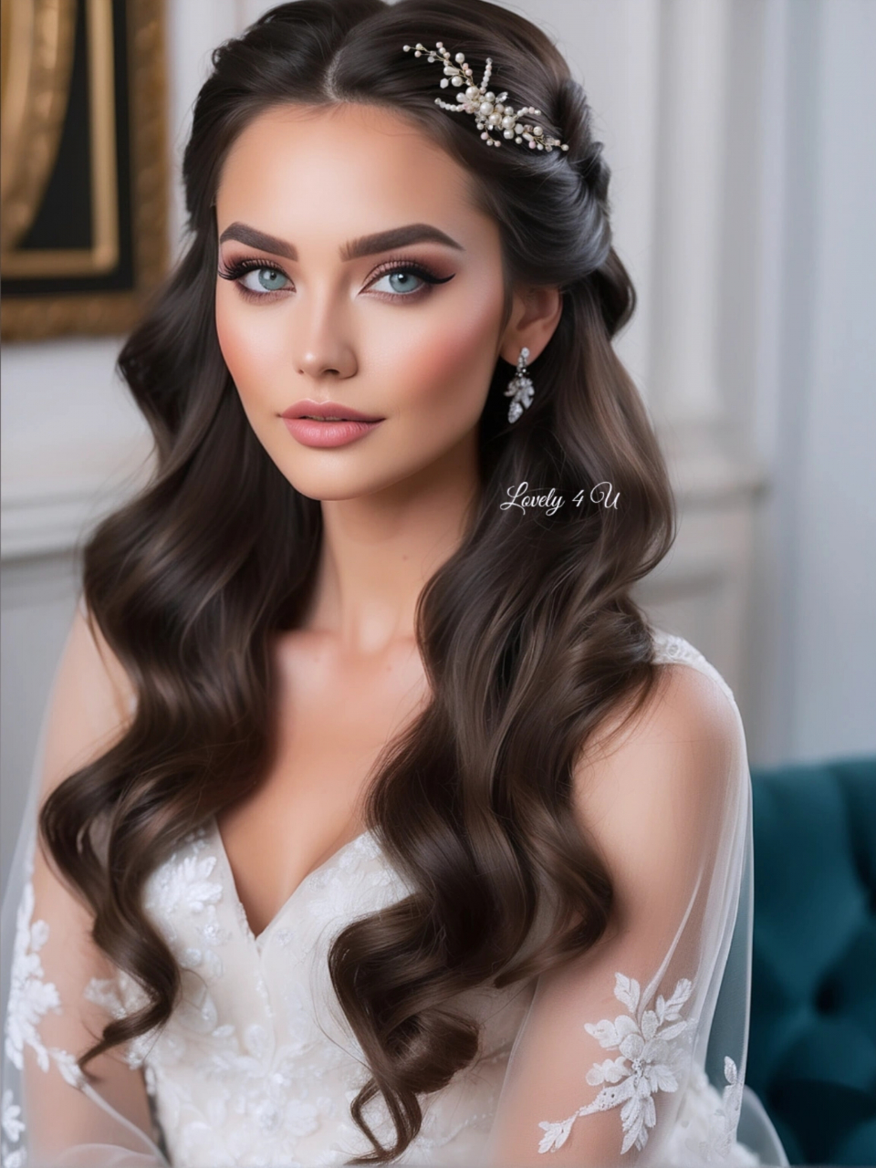 DIADEMA MIREASA cu perle roz, perle roz, accesorii personalizate, accesorii lucrate manual, accesorii romania, accesorii handemade, accesorii mireasa personalizate, accesorii pe stoc mireasa, agrafa , diadema cu perle, tiara cu perle, coronita cu perle, pieptan cu perle, [7]