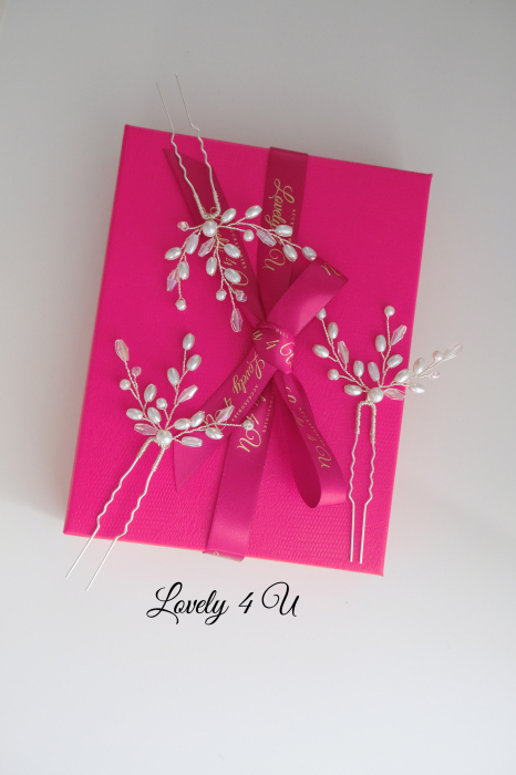 accesorii lovely 4 u , accesorii 2023, agrafa par mireasa, accesorii par nunta, accesoriu de par lateral, bijuterii argint, bijuterii cristale, bijuterii mireasa, accesorii mireasa, accesorii mireasa, accesorii pentru par, set accesorii mireasa, set agrafe par mireasa, [8]