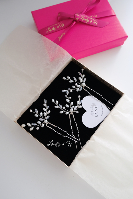 accesorii lovely 4 u , accesorii 2023, agrafa par mireasa, accesorii par nunta, accesoriu de par lateral, bijuterii argint, bijuterii cristale, bijuterii mireasa, accesorii mireasa, accesorii mireasa, accesorii pentru par, set accesorii mireasa, set agrafe par mireasa, [5]
