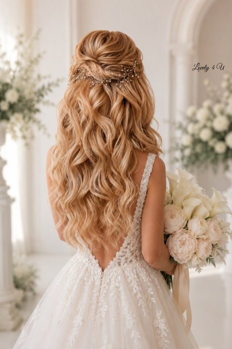 TANITA - BENTITA MIREASA HANDMADE - accesoriu elegant eveniment cu  perle, cristale și fir metalic inoxidabil placat cu argint925 [6]