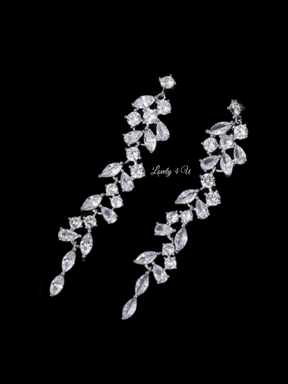 cercei mireasa lungi, cercei mireasa LOVELY 4 U, bijuterii mireasa, cercei candelabru mireasa, cercei de lux mireasa, cercei 2023, cercei cu zirconiu mireasa, cercei unicat, cercei romenia, cercei argintii [12]