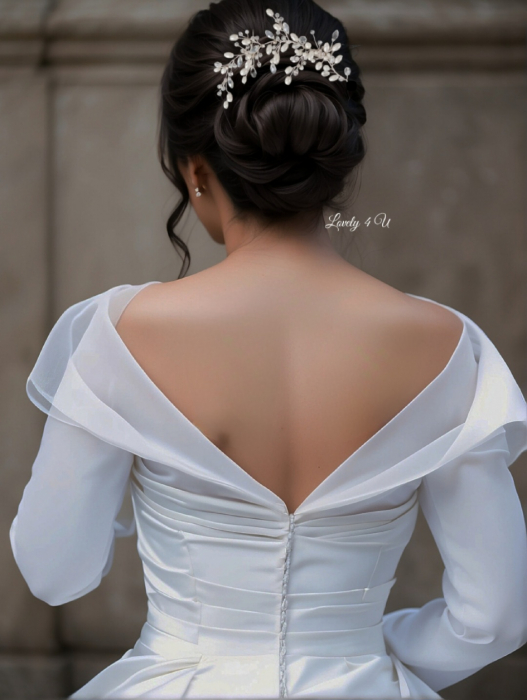 VALENTINA - accesoriu pentru mirese cu perle si cristale [15]