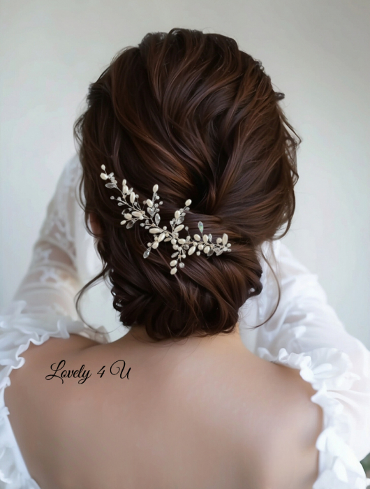 VALENTINA - accesoriu pentru mirese cu perle si cristale [18]