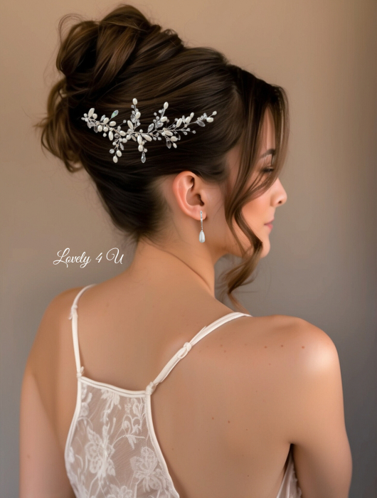 VALENTINA - accesoriu pentru mirese cu perle si cristale [19]
