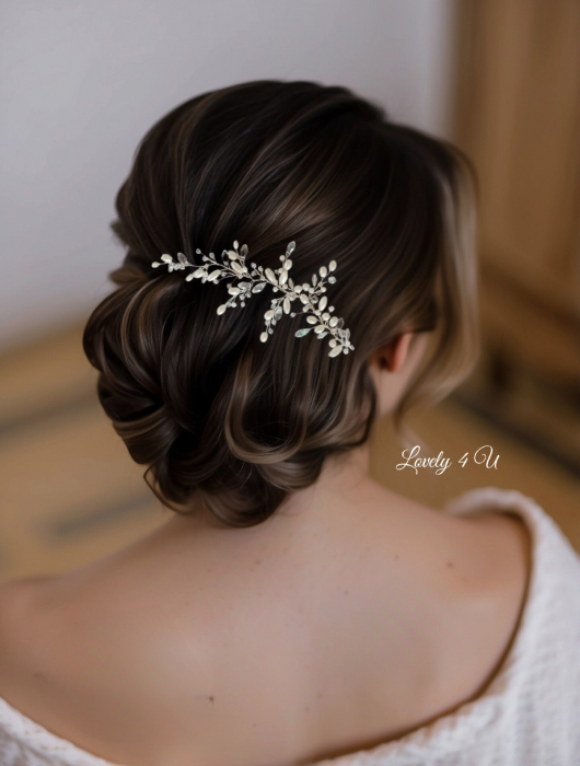 VALENTINA - accesoriu pentru mirese cu perle si cristale [16]