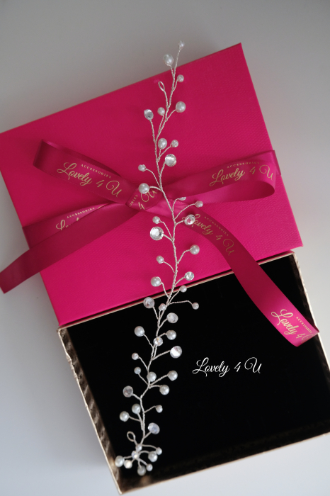 Bentiță cu cristale, Diadema cu cristale, accesorii Lovely 4 U BENTITA MIREASA, DIADEMA FLEXIBILA MIREASA, ACCESORII PAR MIREASA, BENTITA  CU CRISTALE MIREASA, ACCESORII DE PAR MIREASA, CORONITA MIREASA, CORONITA FLEXIBILA MIREASA [11]