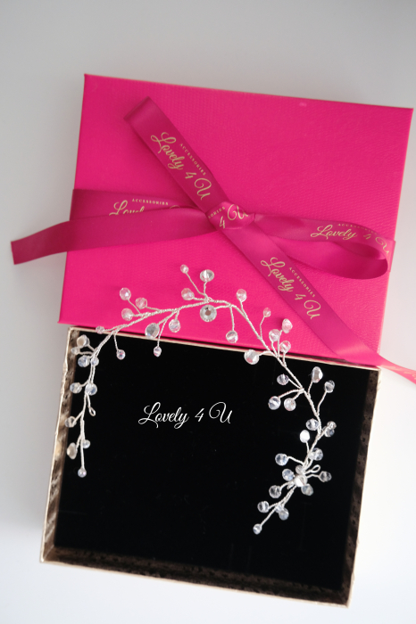 Bentiță cu cristale, Diadema cu cristale, accesorii Lovely 4 U BENTITA MIREASA, DIADEMA FLEXIBILA MIREASA, ACCESORII PAR MIREASA, BENTITA  CU CRISTALE MIREASA, ACCESORII DE PAR MIREASA, CORONITA MIREASA, CORONITA FLEXIBILA MIREASA [18]