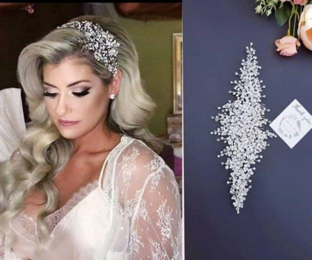 Diadema mireasă TEODORA - accesoriu de lux placat cu argint, Diademă handmade cu perle și cristale pentru mireasă, Diadema TEODORA - eleganță și rafinament pentru ziua nunții, Accesoriu mireasă premium - diademă cu perle și cristale, Diademă strălucitoare TEODORA - accesorii mireasă handmade, Bijuterii mireasă - diademă argintie cu fixare pieptăn, Accesoriu păr mireasă TEODORA - diademă versatilă și elegantă, Diademă nuntă - perle și cristale placate cu argint, Lovely 4 U - diademă mireasă rafinată pentru coafuri elegante, Accesorii de păr pentru mirese - diademă TEODORA handmade, [12]
