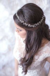BENTITA MIREASA, DIADEMA FLEXIBILA MIREASA, ACCESORII PAR MIREASA, Accesorii LOVELY 4 U,  BENTITA  CU PERLE MIREASA, ACCESORII DE PAR MIREASA