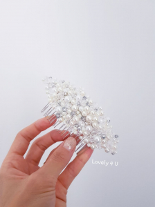 Celeste -Accesoriu pentru par elegant -, Accesoriu cu perle și cristale [1]