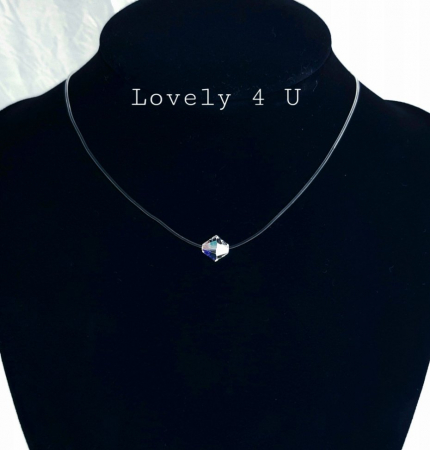 COLIER SWAROVSKI, BIJUTERII SWAROVSKI, ACCESORII SWAROVSKI, ACCESORII MIREASA, COLIER MIREASA, COLIER FIR NYLON, COLIER TRANSPARENT, COLIER PIETRE SWAROVSKI, ACCESORII LOVELY 4 U , ACCESORII NUNTA, [4]