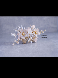 NORVINA - Accesoriu Floral cu perle Swarovski- Colecția de lux [2]