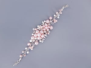 SET DALIANA cu perle roz si albe [2]