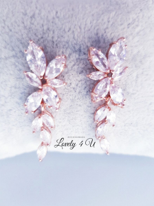 Set bijuterii mireasa, set rose gold, set accesorii rose gold , Set cercei ROSE GOLD, set ROSE GOLD, set BIJUTERII ROSE GOLD. ACCESORII ROSE GOLD, CERCEI MIREASA ROSE GOLD, BIJUTERII MIREASA ROSE GOLD, ACCESORII LOVELY 4 U, BIJUTERI AUR ROZ, BIJUTERII, MIREASA 2023, [3]