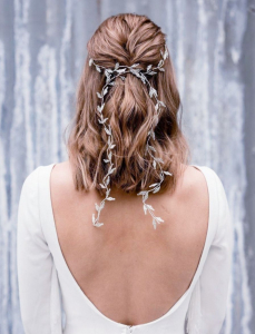 ACCESORII PAR MIRESE - ACCESORIU LUNG, DIADEMA MIREASA, BENTITA MIREASA, ACCESORII CU FRUNZE, BIJUTERII CU FUNZE [1]