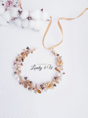 Accesoriu elegant auriu Jamille [8]