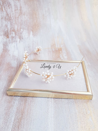 DIADEMA PAPADIE, ACCESORII PAR PAPADIE, BIJUTERII PAPADIE, AGRAFA DE PAR MIREASA, TIARA MIREASA, ACCESORII MINUMALISTE, CORONITA MIREASA, ACCESORII LOVELY 4 U, BIJUTERII NUNTA, CORDELUTA MIREASA,TIARA [6]