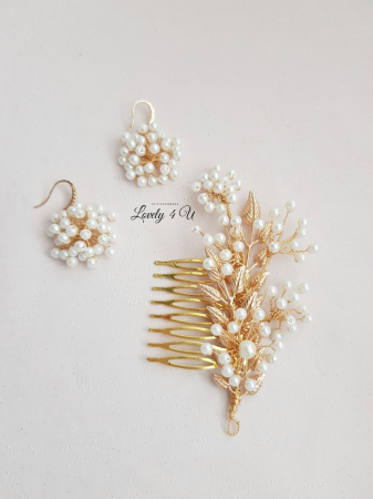 ACCESORII LOVELY 4 U, AGRAFE PAR MIREASA, AGRAFE CU FLORI MIREASA, PIN COC MIREASA, AGRAFE MIREASA, ACCESORII CU FLORI MIREASĂ, SET AGRAFE MIREASA, ACCESORII DE PĂR MIREASĂ, BIJUTERII MIREASA,   accesorii de lux mireasa, [12]